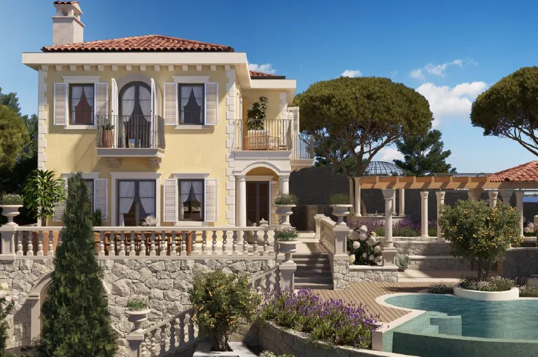 Luxury Sea-View Villa in the Second Row from the Coast – Luštica, Herceg-Novi